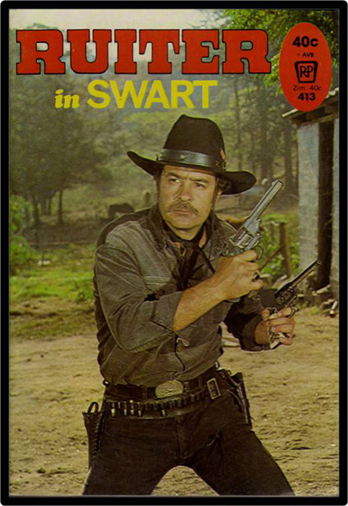 Ruiter in Swart